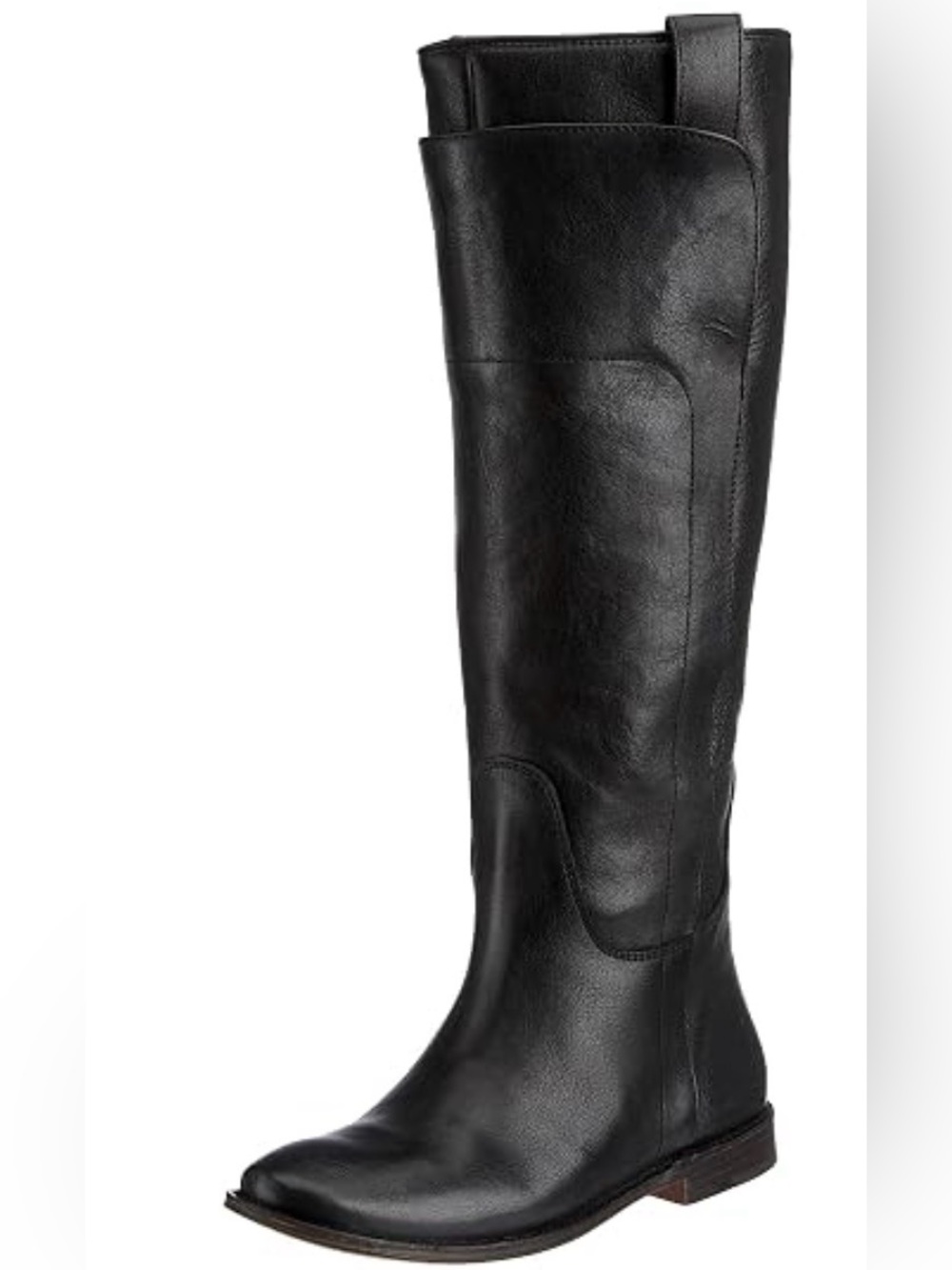 Frye PAIGE Black Leather tall shaft riding Boots